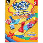 Shell Education Grade 3 Math Games Skills-Based Practice Book by Ted H. Hull, Ruth Harbin Miles, Don S. Balka Printed Book by Ted H. Hull, Ruth Harbin Miles, Don Balka (51290)