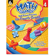 Shell Education Grade 4 Math Games Skills-Based Practice Book by Ted H. Hull, Ruth Harbin Miles, Don S. Balka Printed Book by Ted H. Hull, Ruth Harbin Miles, Don Balka (51291)