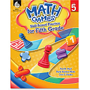 Shell Education Grade 5 Math Games Skills-Based Practice Book by Ted H. Hull, Ruth Harbin Miles, Don S. Balka Printed Book by Ted H. Hull, Ruth Harbin Miles, Don Balka (51292)