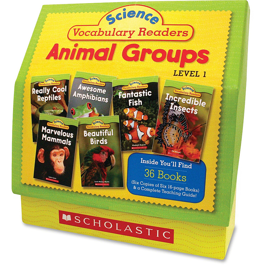 Scholastic Vocabulary Readers Animal Groups Level 1 Printed Book Set Printed Book by Liza Charlesworth (SHS0545149207)