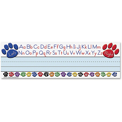 Teacher Created Resources Paw Alphabet Name Plates (TCR4040)