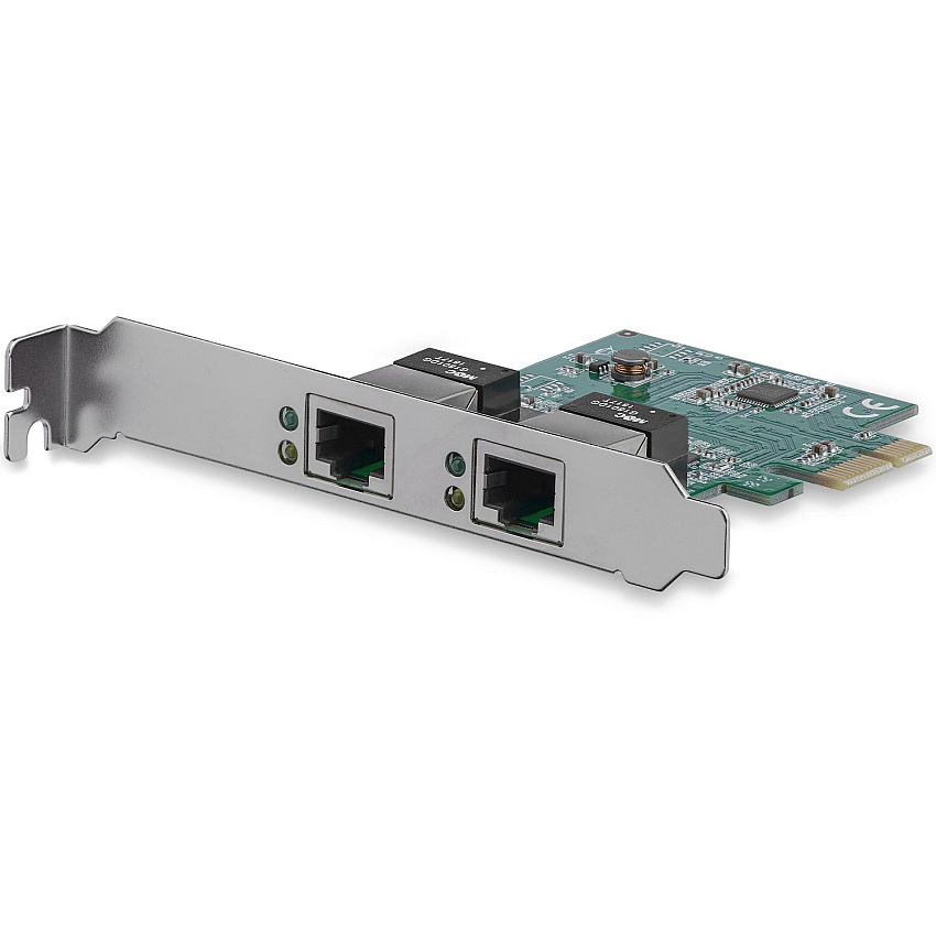 StarTech Dual Port Gigabit Pci Express Server Network Adapter Card - Pcie Gigabit Nic - 1 Gbps Dual Port Server Adapter - 2 Port Ethernet Card - Dual Nic (ST1000SPEXD4)