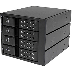 StarTech 4 Bay Hot Swap Mobile Rack Backplane (HSB4SATSASBA)