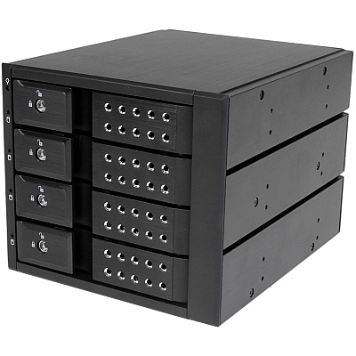 StarTech 4 Bay Hot Swap Mobile Rack Backplane (HSB4SATSASBA)