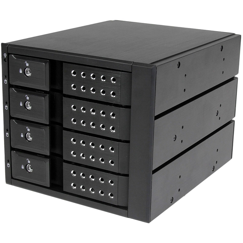 StarTech 4 Bay Hot Swap Mobile Rack Backplane (HSB4SATSASBA)