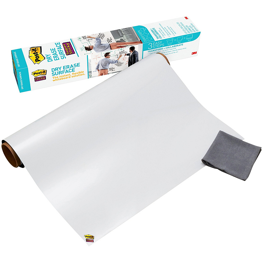 Post-it Self-Stick Dry-Erase Film Surface (MMMDEF3X2)