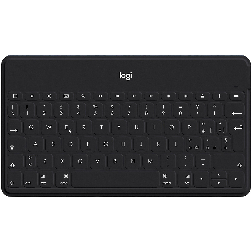 Logitech Keys-To-Go Super-Slim and Super-Light Bluetooth Keyboard for iPhone, iPad, and Apple TV - Black (LOG920006701)