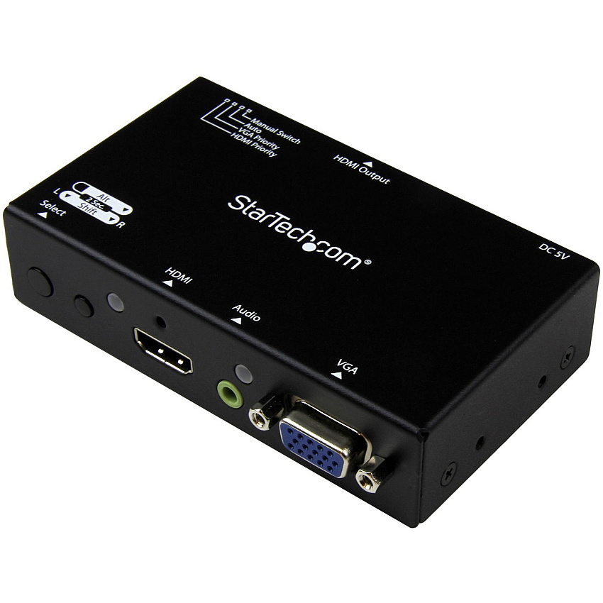 StarTech 2x1 Hdmi + Vga To Hdmi Converter Switch (VS221VGA2HD)