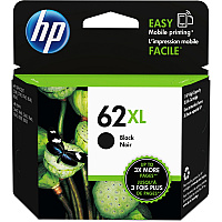 HP 62XL (HEWC2P05AN) Original High Yield Inkjet Ink Cartridge - Black - 1 Each