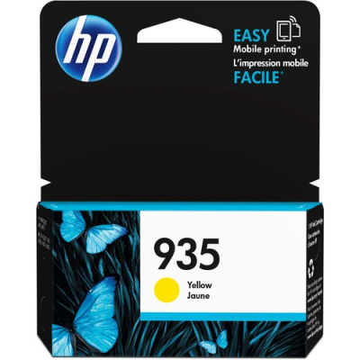 HP 935 (C2P22AN) Original Inkjet Ink Cartridge - Yellow - 1 Each