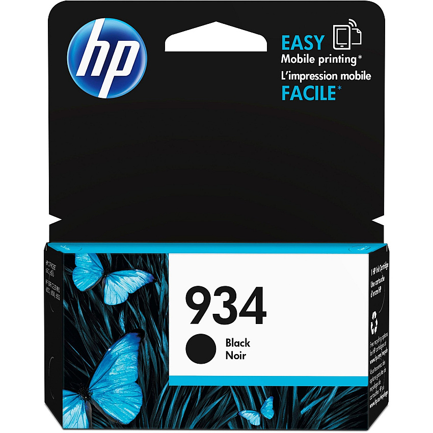 HP 934 (HEWC2P19AN) Original Inkjet Ink Cartridge - Black - 1 Each