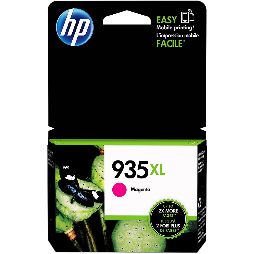 HP 935XL (HEWC2P25AN) Original High Yield Inkjet Ink Cartridge - Magenta - 1 Each