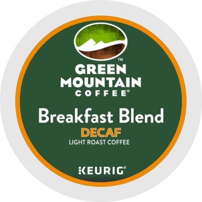 Green Mountain Coffee Roasters K-Cup Breakfast Blend Decaf Coffee (7522CT)