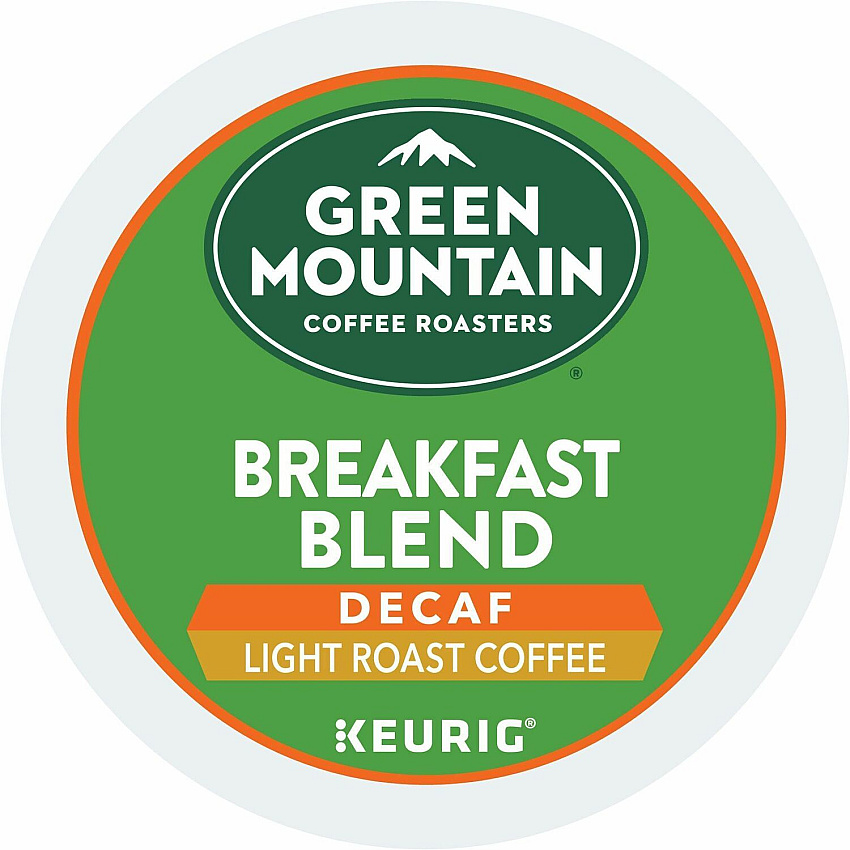 Green Mountain Coffee Roasters K-Cup Breakfast Blend Decaf Coffee (GMT7522CT)