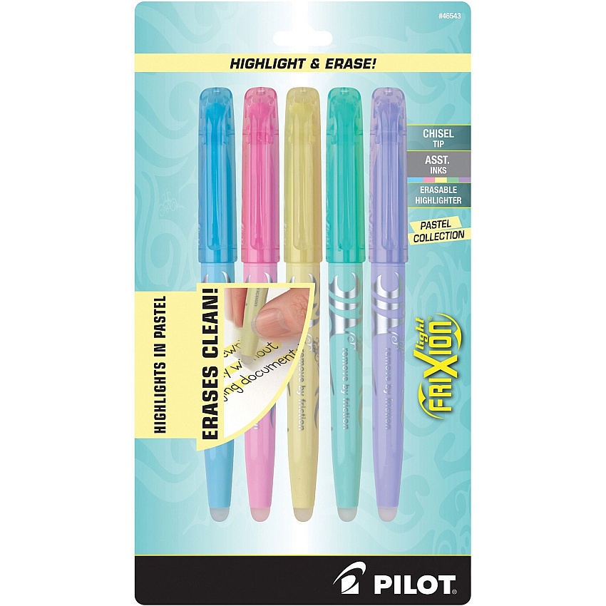 Pilot FriXion Light Pastel Erasable Highlighters (PIL46543)