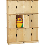 Jonti-Craft Triple Stack Children's Stacking Lockers (4697JC)