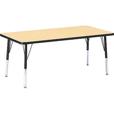 Jonti-Craft Berries Maple Top/Edge Rectangle Table (6408JCE011)