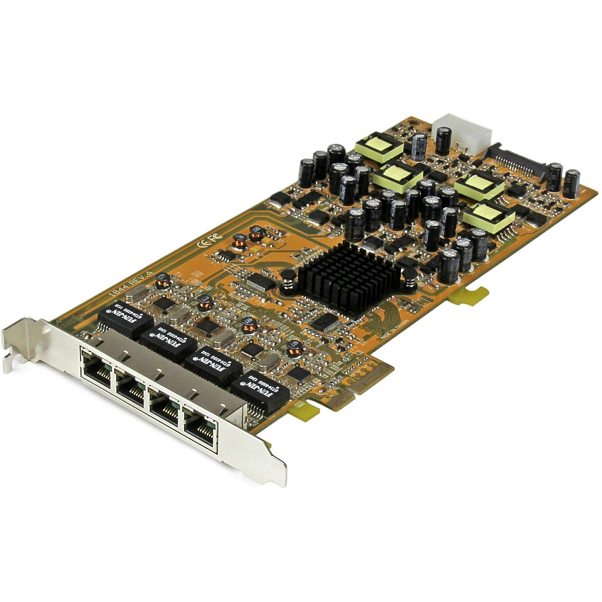 StarTech 4 Port Gigabit Poe Pcie Network Card (ST4000PEXPSE)