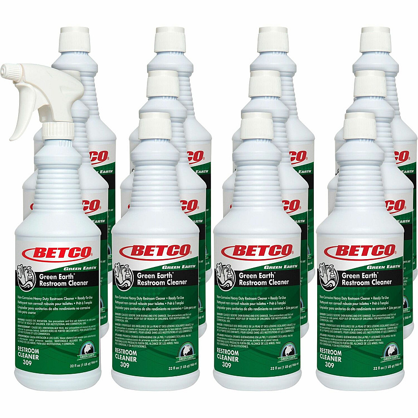 Green Earth Ready to Use Non Corrosive Heavy Duty Restroom Cleaner (BET3091200)