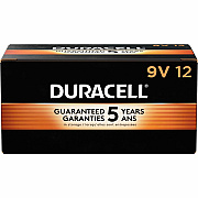 Duracell 9-Volt Coppertop Alkaline Batteries (DUR01601)