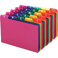 Oxford A-Z Poly Filing Index Cards (OXF73154)