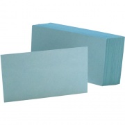 Oxford Colored Blank Index Cards (7320BLU)