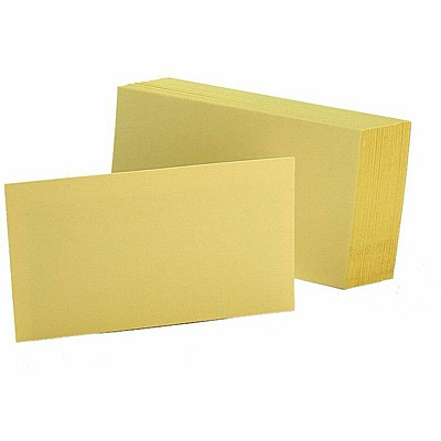 Oxford Colored Blank Index Cards (OXF7320CAN)