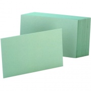 Oxford Colored Blank Index Cards (7420GRE)