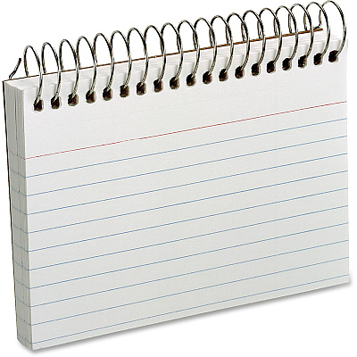 Oxford Spiral Bound Ruled Index Cards (OXF40282)