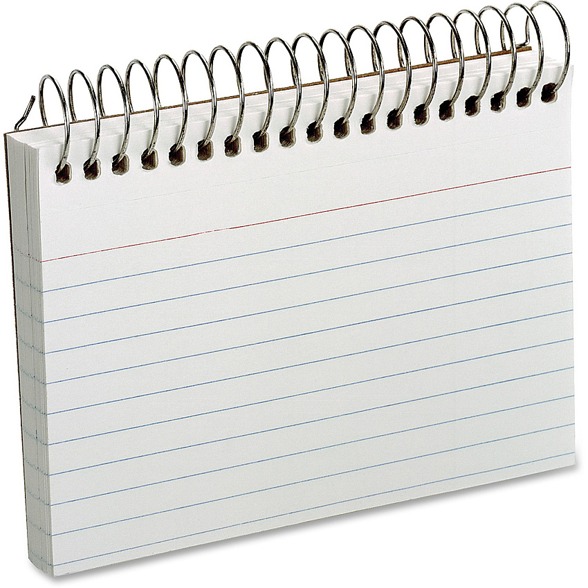 Oxford Spiral Bound Ruled Index Cards (OXF40282)