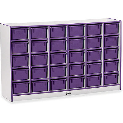 Jonti-Craft Rainbow Accents Cubbie-trays Storage Unit (0431JCWW004)