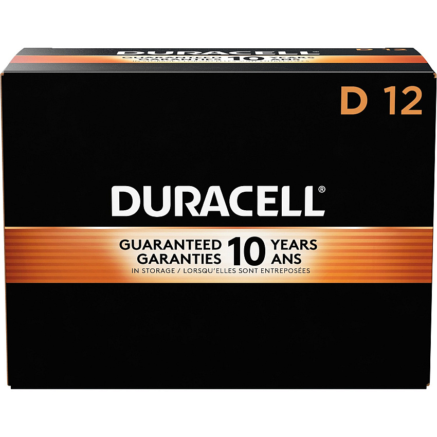 Duracell Coppertop Alkaline D Batteries (DUR01301)