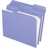 Pendaflex 1/3 Tab Cut Letter Recycled Top Tab File Folder (PFXR15213LAV)
