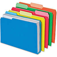 Pendaflex Double Stuff 1/3 Tab Cut Letter Recycled Top Tab File Folder (PFX54460)