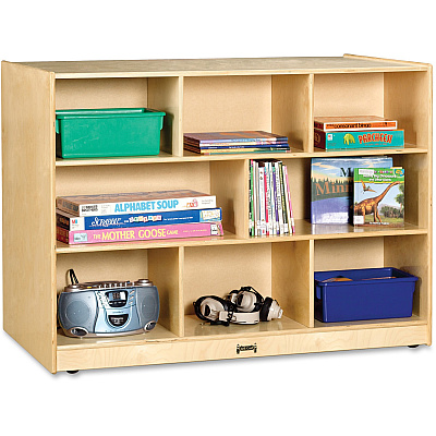 Jonti-Craft Rainbow Accents Super-size Double-sided Storage Shelf (3291JC)