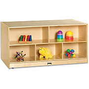 Jonti-Craft Rainbow Accents Toddler Double-sided Storage Shelf (3241JC)