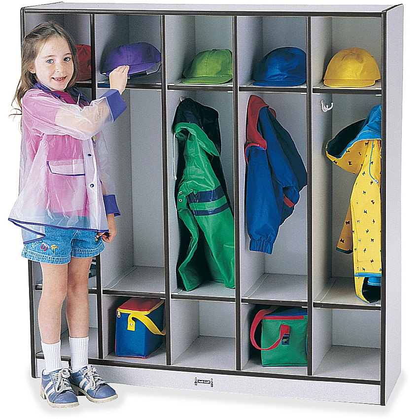 Rainbow Accents Rainbow Accents 5-section Coat Locker (2681JCWW180)