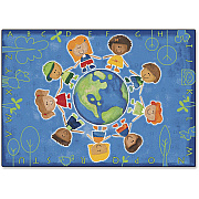 Carpets for Kids Premium Give The Planet A Hug Rug (4413)