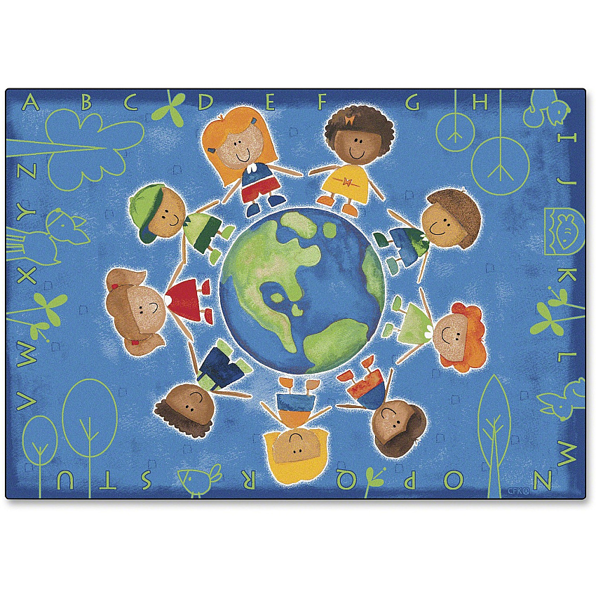 Carpets for Kids Premium Give The Planet A Hug Rug (4413)