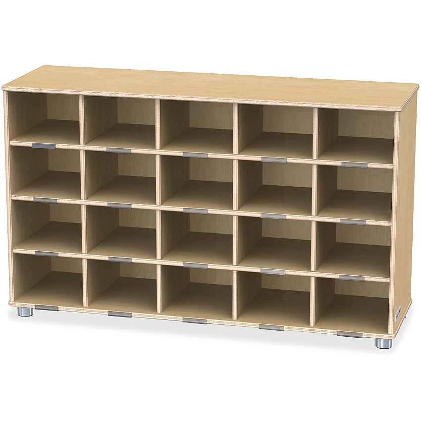 Jonti-Craft TrueModern 20-cubbie Shelf Unit (1715JC)