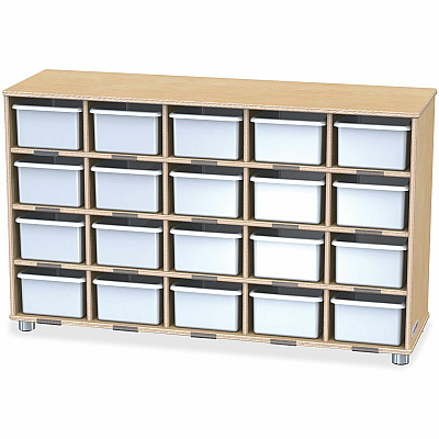 TrueModern TrueModern 20-Cubbie Bins Storage (17160JC)
