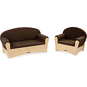 Jonti-Craft Komfy Sofa/Chair 2-piece Set (3772JC)