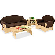 Jonti-Craft Komfy Living Room Set Espresso (3775JC)