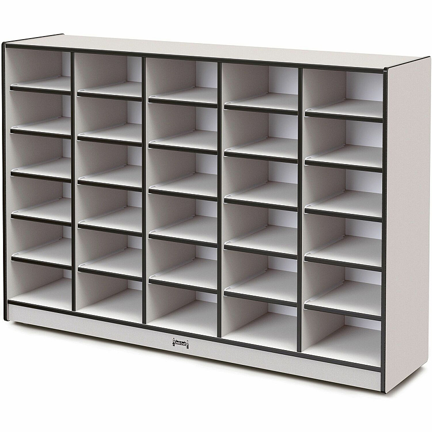 Jonti-Craft Rainbow Accents Cubbie Mobile Storage (4030JCWW180)