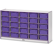 Jonti-Craft Rainbow Accents Mobile Tub Bin Storage (4026JCWW004)