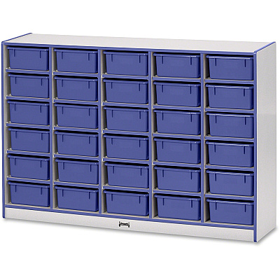 Jonti-Craft Rainbow Accents Mobile Tub Bin Storage (4031JCWW003)