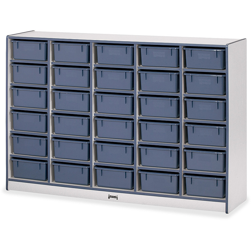 Jonti-Craft Rainbow Accents Mobile Tub Bin Storage (4031JCWW112)