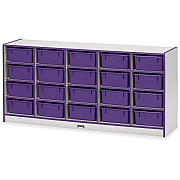 Jonti-Craft Rainbow Accents Cubbie Mobile Storage (4020JCWW004)