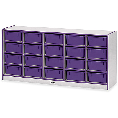 Jonti-Craft Rainbow Accents Cubbie Mobile Storage (4020JCWW004)