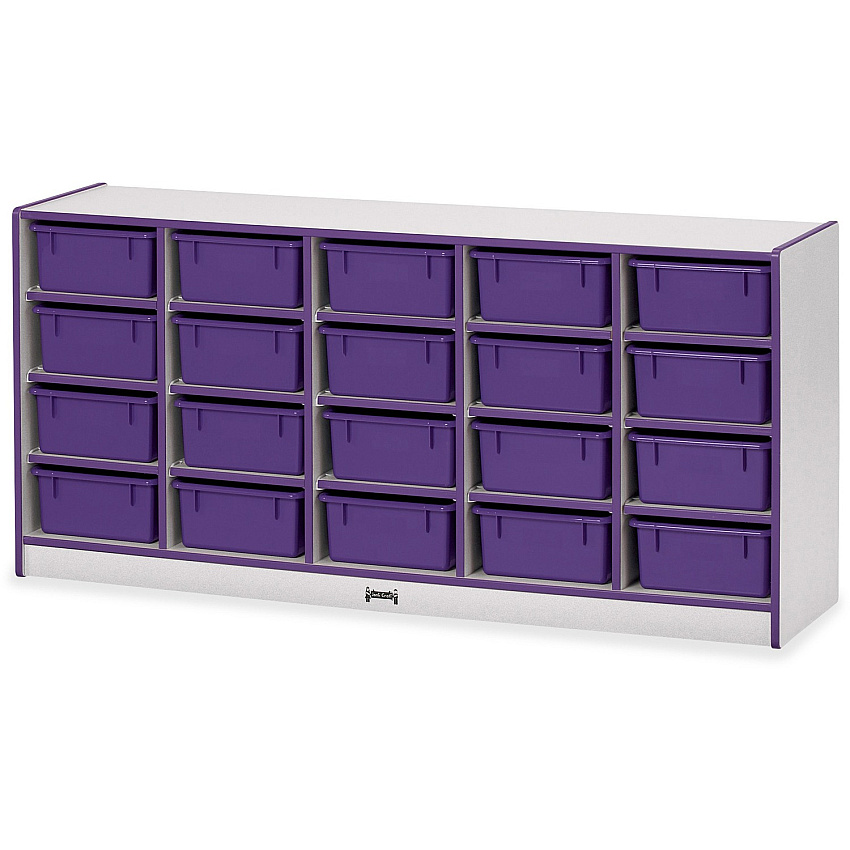 Jonti-Craft Rainbow Accents Cubbie Mobile Storage (4020JCWW004)